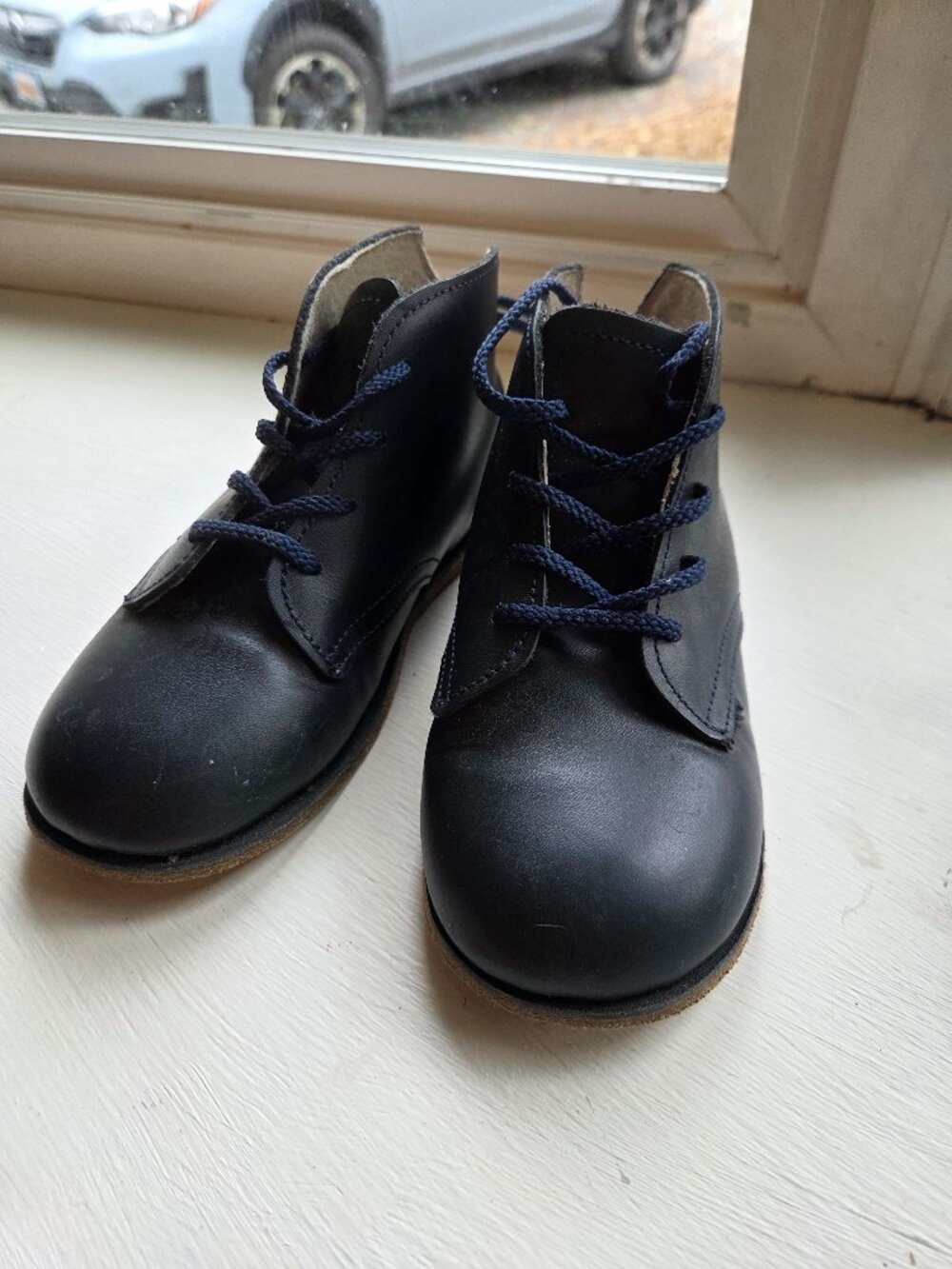 Zimmeman Shoes Toddler Leather Milo Boot in red bown Leather